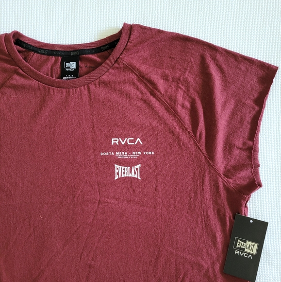 RVCA🏄& Everlast🥊Collab Raglan Muscle💪Tee - NWT - Picture 5 of 14
